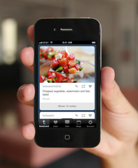 Tumblr mejora su app para iOS