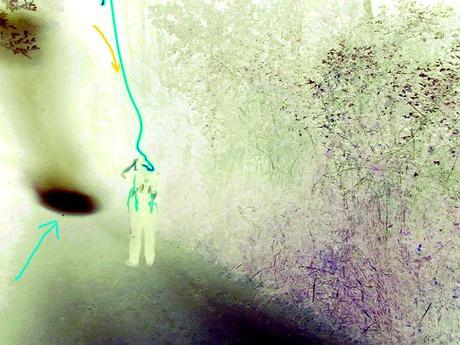 Extrañas luciérnagas, fotos de Javier Gallego García en una marcha nocturna.