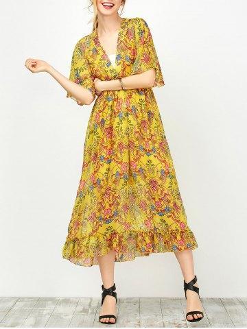 YELLOW STRAPLESS DRESS YELLOW STRAPLESS DRESS