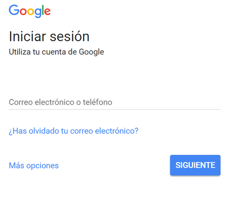 gmail iniciar sesion