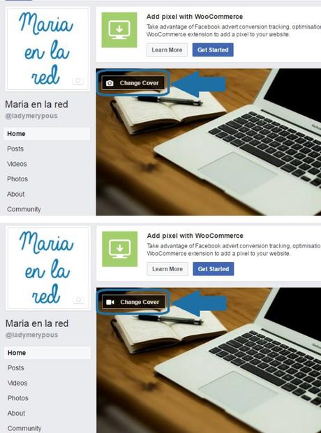 Video de portada Facebook Boton - Maria en la red