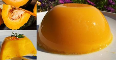 Si te sobra Calabaza…¡Mira el rico flan que puedes hacer en unos minutos y sin horno!