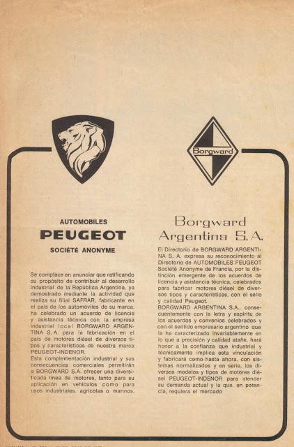 Acuerdo de Borgward con Peugeot