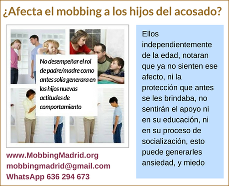 MobbingMadrid Afecta el mobbing a los hijos del acosado