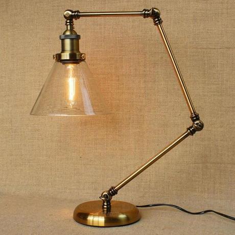 lámpara de escritorio Retro Minimalista Creativa De Viento Industrial