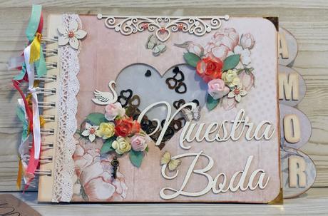 Álbum de boda alterado de Kora Projects Álbum de boda alterado de Kora Projects