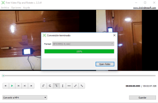 Cómo girar un video  en mp4 90º