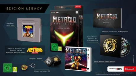 La edición coleccioista de Metroid Samus Returns de Europa brilla por su contenido