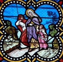 Santas Pazanne, Macrina y Columba.