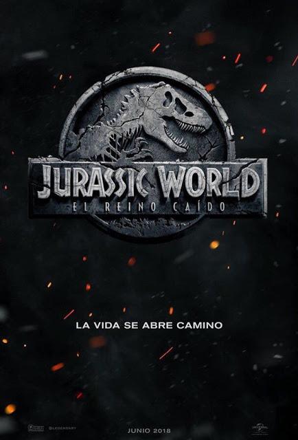Póster oficial de 'Jurassic World: El Reino Caído', continuación de 'Jurassic World'