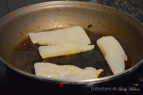 Timbal de bacalao, pimiento y patatas - Reto #asaltablogs