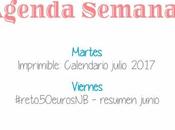 Agenda Semanal 26/06 2/07