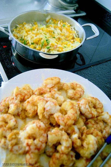 Gambas estilo New Orleans Gambas estilo New Orleans