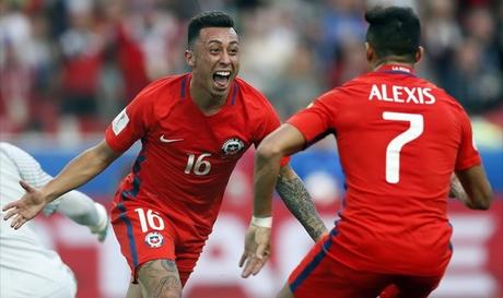 Chile empató 1-1 con Australia y se clasificó a las semifinales de la Copa Confederaciones