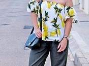 Cómo combinar blusa limones