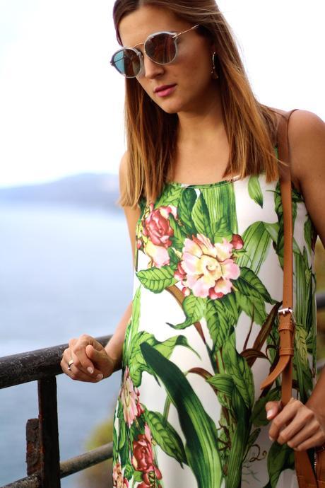 TROPICAL PRINT DRESS