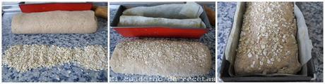 Pan integral con porridge, paso a paso Pan Integral con Porridge