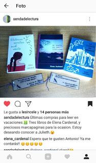 Evento literario: ¡Hostia un libro! Firmas de Elena Cardenal