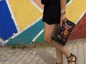 Contrast, total black summer.-