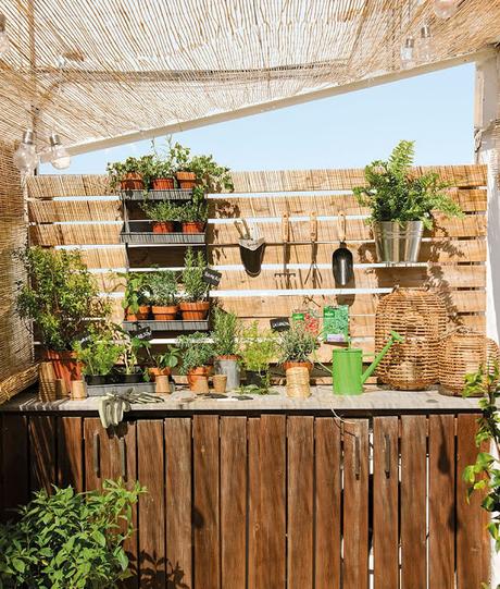 Antes y después de una terraza abandonada