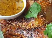 Pollo asado salsa mango