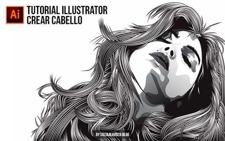 Tutorial en español de Adobe Illustrator para Crear Cabello Estilizado - Retrato 1