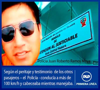 Sucedió en el país de las maravillas, otros le dicen Perú: POLICÍA QUE CAUSO MUERTE DE ESTUDIANTE TENIA EL BREVETE SUSPENDIDO…