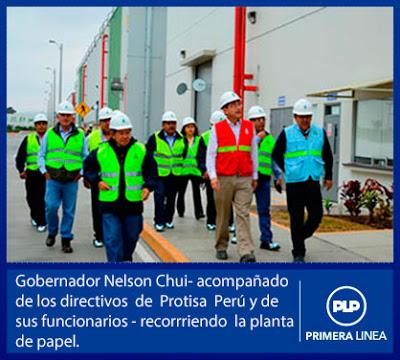 NELSON CHUI VISITA MODERNA PLANTA DE PAPEL INSTALADA EN CAÑETE…