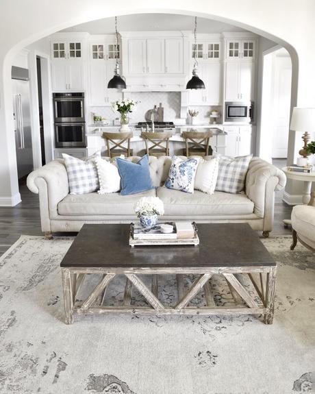 Cocina con isla abierta