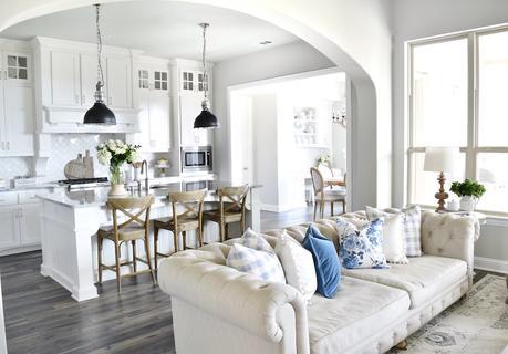 Cocina salón espacio abierto