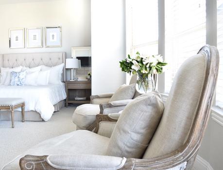 dormitorio glam chic decorado 