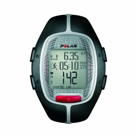 Polar RS300X - Reloj de entrenamiento con funciones de cronómetro y frecuencia cardíaca, color negro