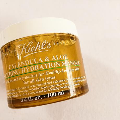 Caléndula & Aloe Soothing Hydration Masque de Kiehl's, hidratación refrescante.