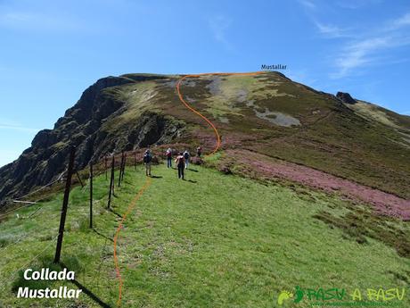 Ruta al Mustallar: Collada o Mallada de Mustallar