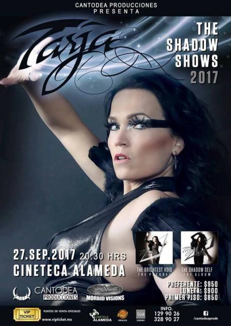 Tarja llega con The Shadow Show a San Luis Potosí