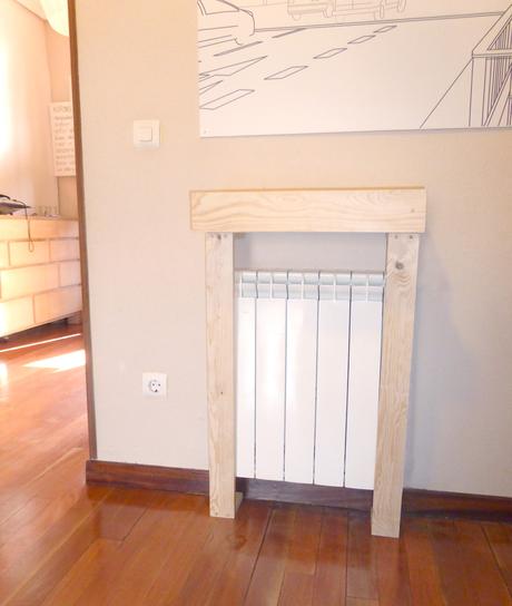 mueble radiador moderno con cajon