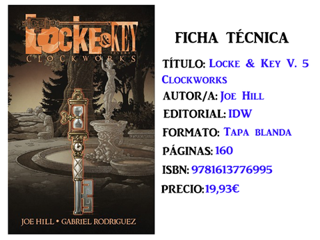 Reseña: Locke & Key Vol. 5 - Clockworks, de Joe Hill y Gabriel Radríguez