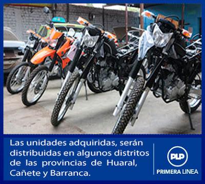 En el marco del proyecto integral de seguridad ciudadana: GORE LIMA DISTRIBUIRÁ NUEVO LOTE DE MOTOS LINEALES…