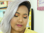 Maquillaje rojo dorado