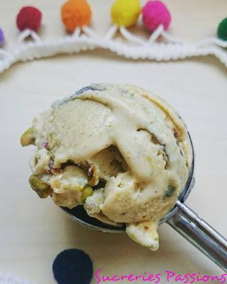 Helado de Pistacho Sin Gluten.