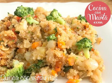 quinoa salteada con verduras, recetas con quinoa, recetas sanas, dieta, receta rápida, fácil, cocina con marta quinoa salteada con verduras, recetas con quinoa, recetas sanas, dieta, receta rápida, fácil, cocina con marta