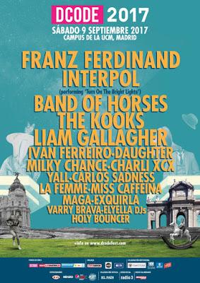 Franz Ferdinand, cabezas de cartel del DCode Festival 2017