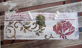 Como hacer decoupage con relieve usando porcelana fria