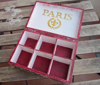 Como hacer decoupage con relieve usando porcelana fria