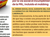 empleado público debe reclamar social incumplimiento PRL, incluido mobbing