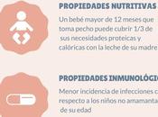 Infografía: lactancia materna después meses