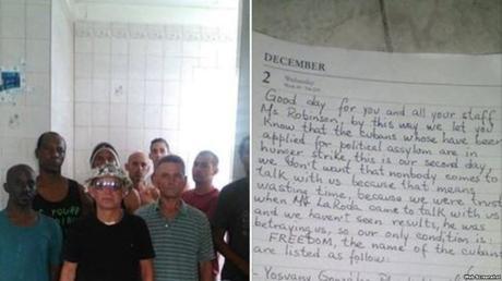 Nueve cubanos detenidos se amotinan y declaran en huelga de hambre en Bahamas