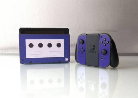 Disfruta de esta skin de Gamecube para Nintendo Switch