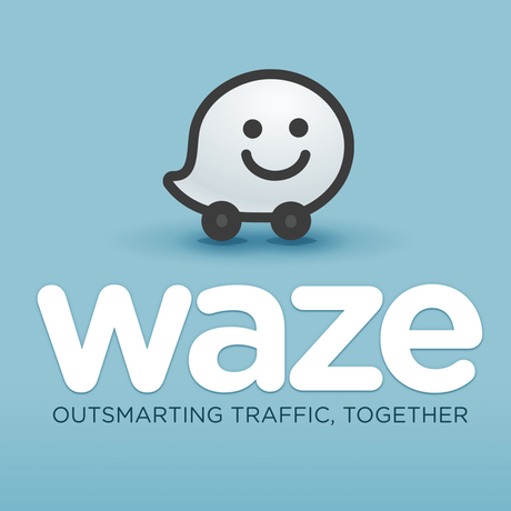 Logo waze detector de radares fijos y moviles