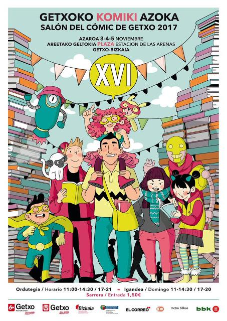 Cartel del 16ª Salón del Cómic de Getxo